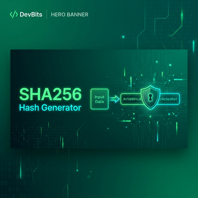SHA256 hash generator